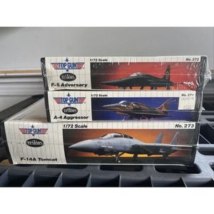 Vintage Original Top Gun 1:72 Airplane Models Complete Set! FACTORY SEALED